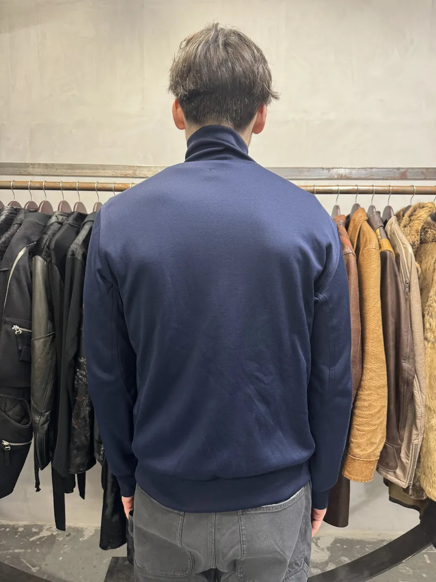 Yohji Yamamoto Navy Y3 Zip-up Sweater (L/XL) BXMpSVV 3