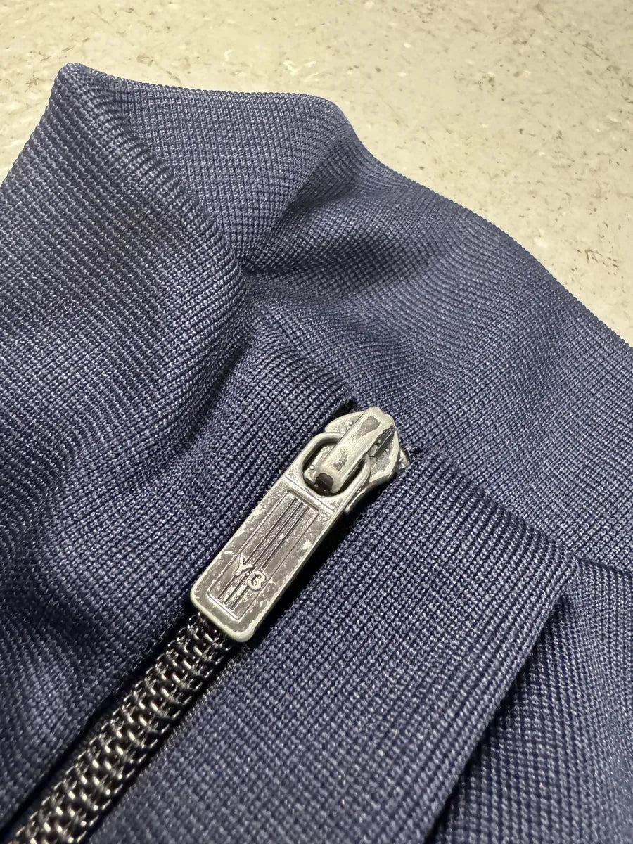 Yohji Yamamoto Navy Y3 Zip-up Sweater (L/XL) BXMpSVV 7