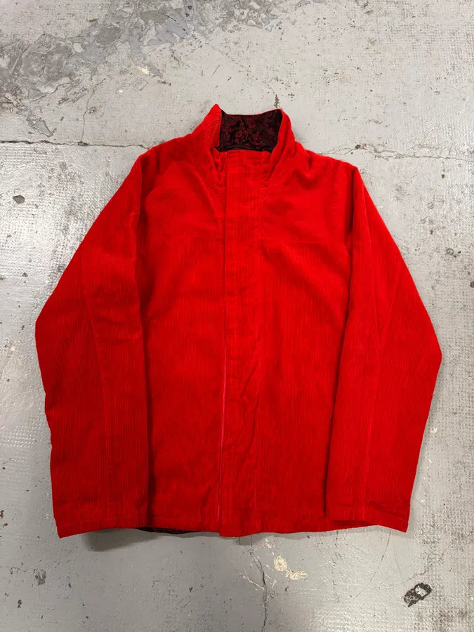 Yohji Yamamoto Pour Homme Red Dragon Reversible Velvet Corduroy Jacket hamGIPi 2
