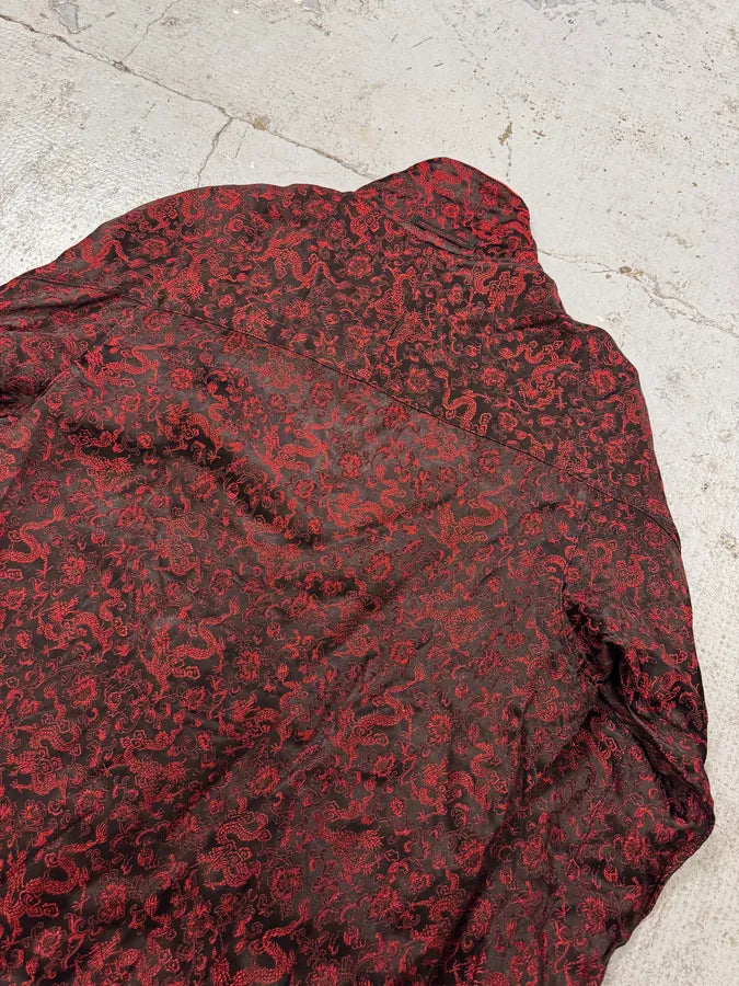Yohji Yamamoto Pour Homme Red Dragon Reversible Velvet Corduroy Jacket hamGIPi 9