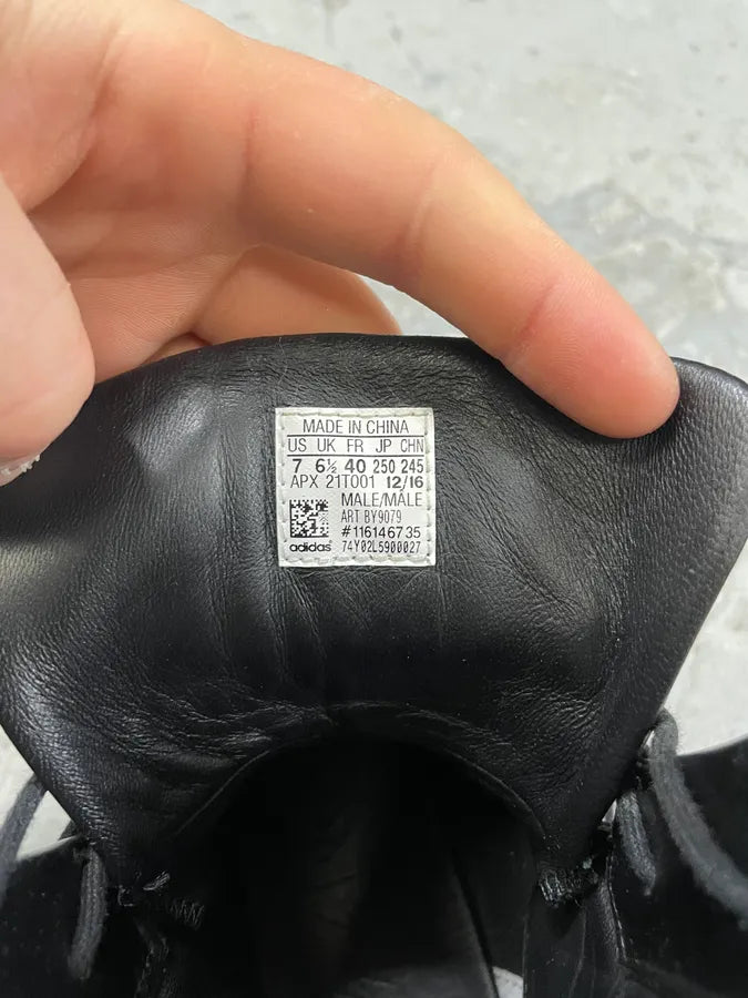 Yohji Yamamoto Y3 Adidas Black Leather Superstar Boots (40eu/us7) 8