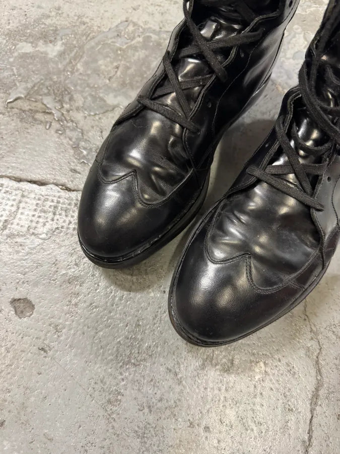 Yohji Yamamoto Y3 Black Leather Boots (44eu/us10) BtfKFHs 2