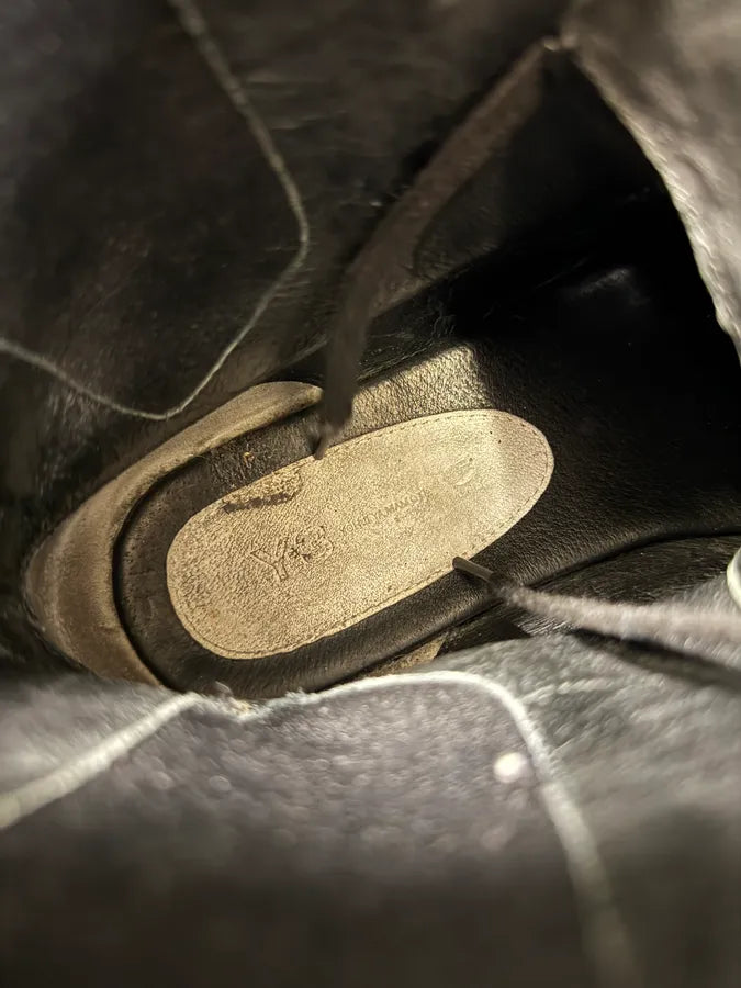 Yohji Yamamoto Y3 Black Leather Boots (44eu/us10) BtfKFHs 7