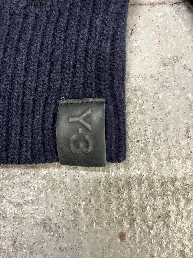 Yohji Yamamoto Y3 Navy Full Zip Cardigan epnNAZV 6