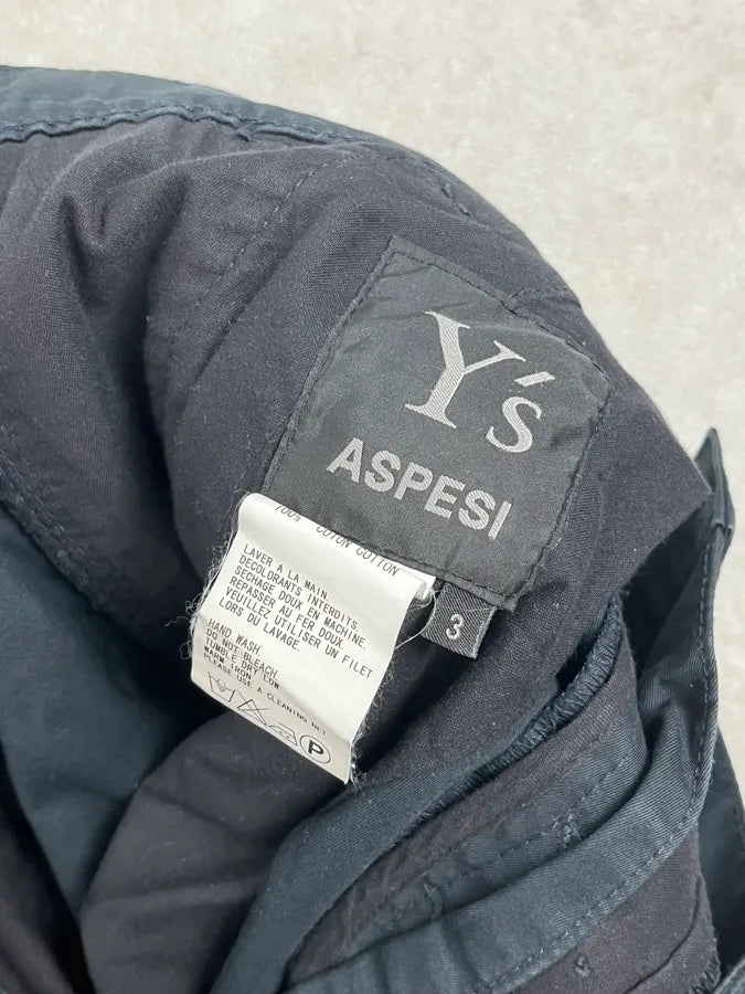 Yohji Yamamoto Y’s Aspesi Black Cargo Pants AybBmry 8