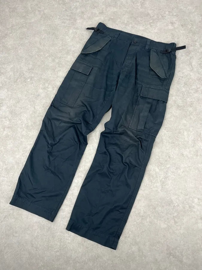 Yohji Yamamoto Y’s Aspesi Black Cargo Pants AybBmry 4