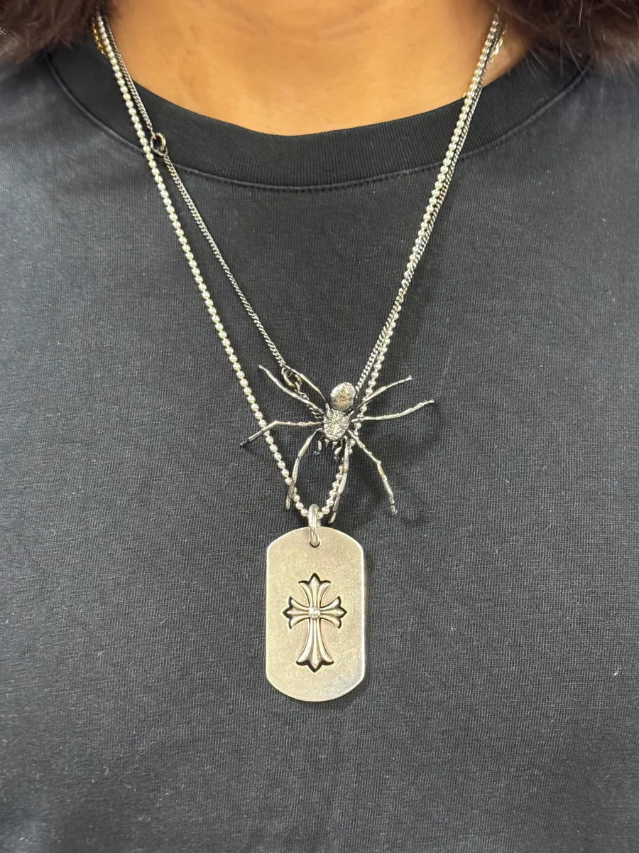 Y/Project 3D Black Spider Pendant Necklace HNRuUIZ 3