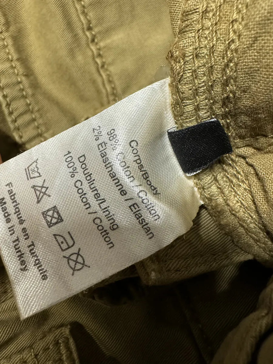 Y/Project Avant-Garde Beige Carpenter Flared Pants (XS/S) 8