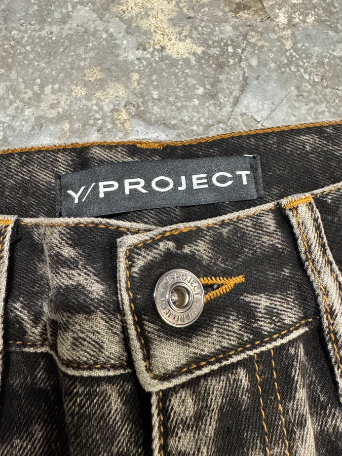 Y/Project Black Bleached Cowboy Jeans (S/M) rVFYYUK 11