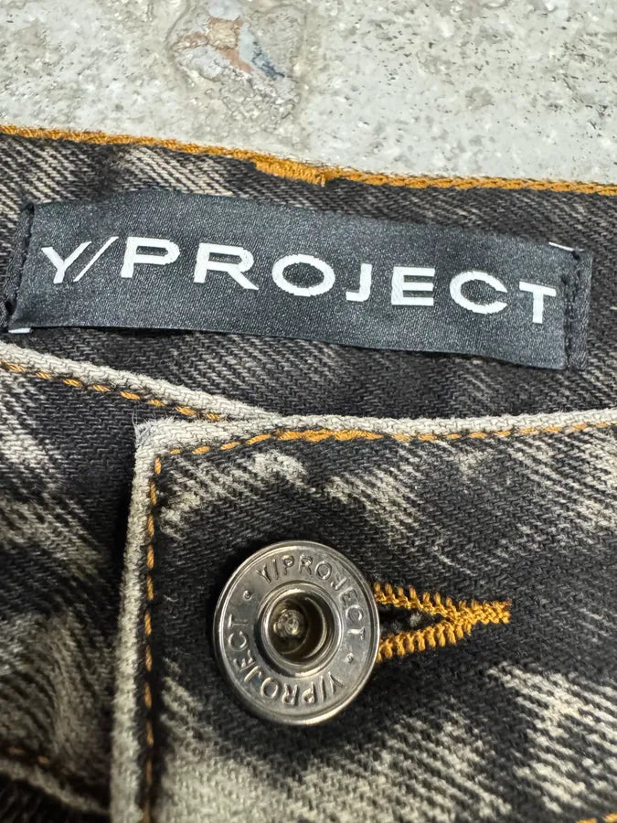 Y/Project Black Bleached Cowboy Jeans (S/M) rVFYYUK 9