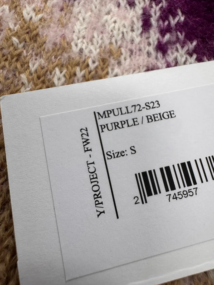 Y/Project Spray-Effect Knitted Gradient Sweater qNWRjXw 8