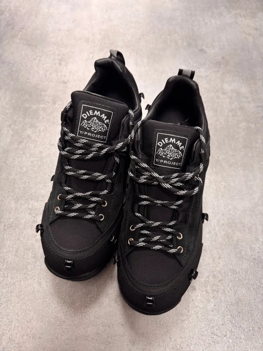 Y/Project x Diemme Black Grappa Hiker Shoes WaHGdYX 4