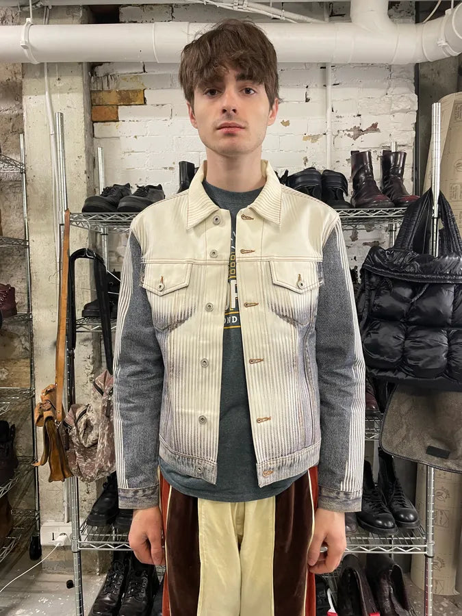 Y/Project x Jean Paul Gaultier Trompe L’Oeil Denim Body Denim Jacket (M) 2
