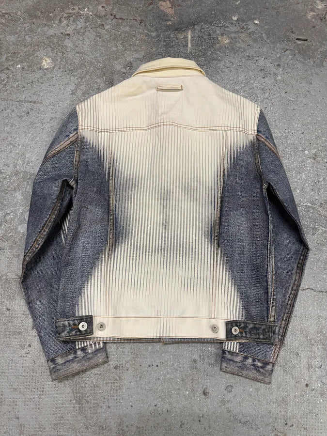 Y/Project x Jean Paul Gaultier Trompe L’Oeil Denim Body Denim Jacket (M) 1
