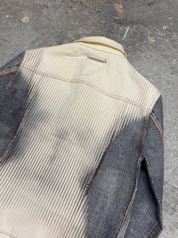 Y/Project x Jean Paul Gaultier Trompe L’Oeil Denim Body Denim Jacket (M) 4