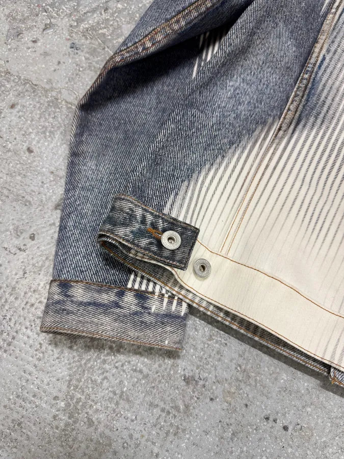 Y/Project x Jean Paul Gaultier Trompe L’Oeil Denim Body Denim Jacket (M) 7