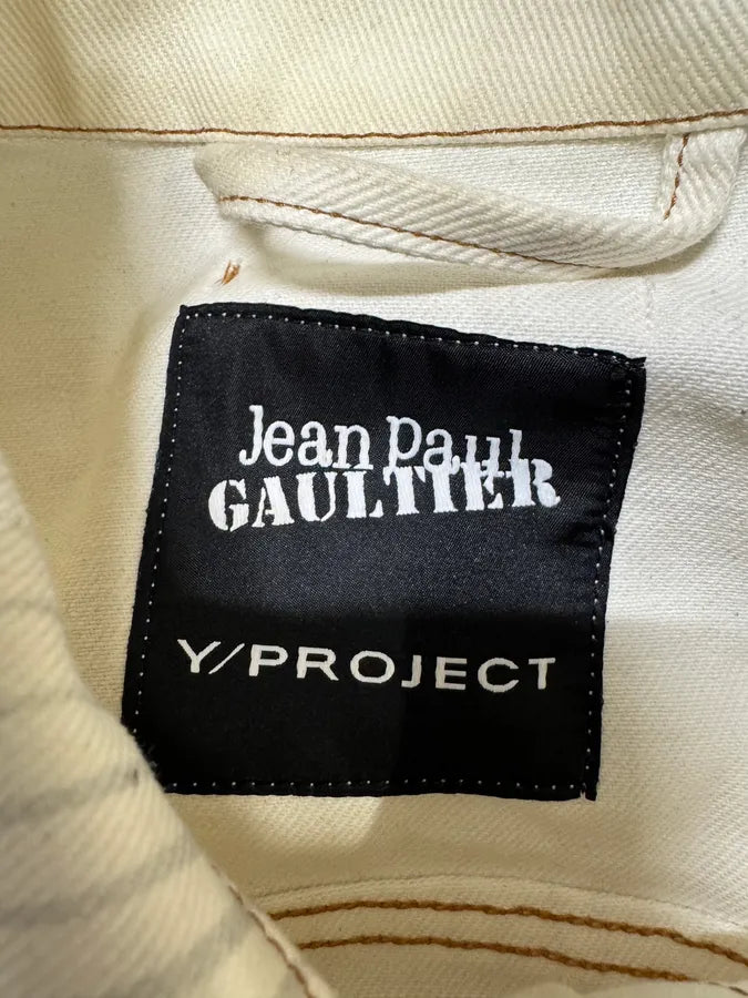 Y/Project x Jean Paul Gaultier Trompe L’Oeil Denim Body Denim Jacket (M) 8
