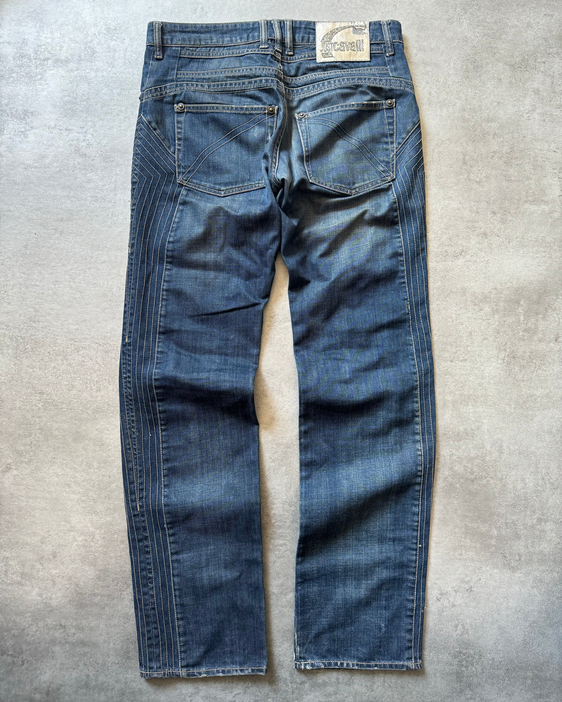 AW2010 Cavalli Structural Denim Jeans (M) - 2