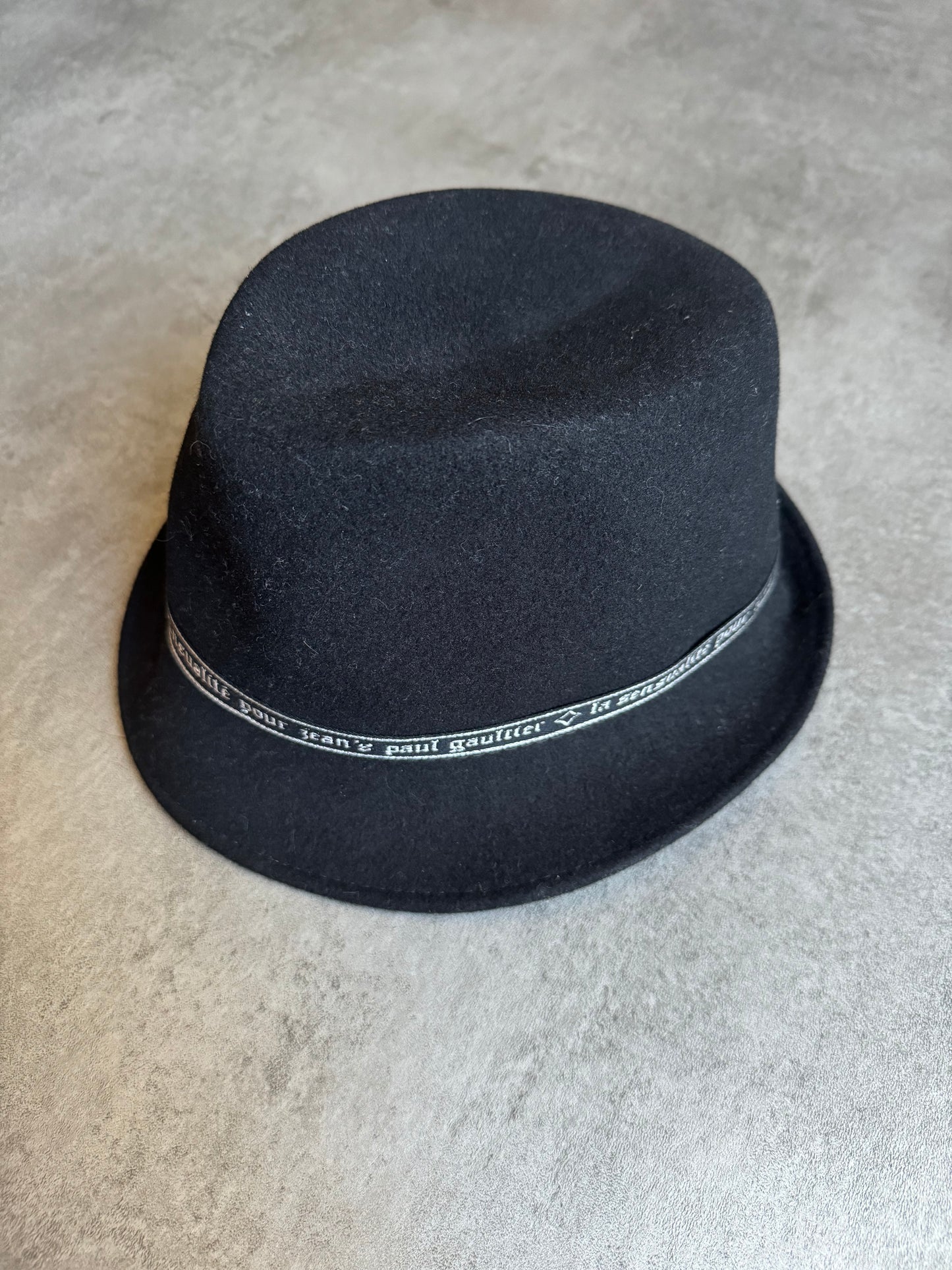 2000s Jean Paul Gaultier Black Minimalist Hat (OS) - 5