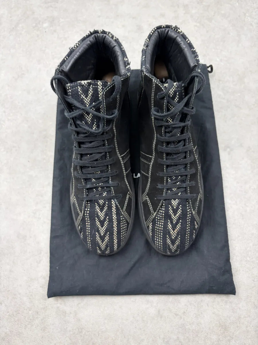 SS2018 Saint Laurent Black Suede Ikat Joe Paris Sneakers SCqWAeO 4