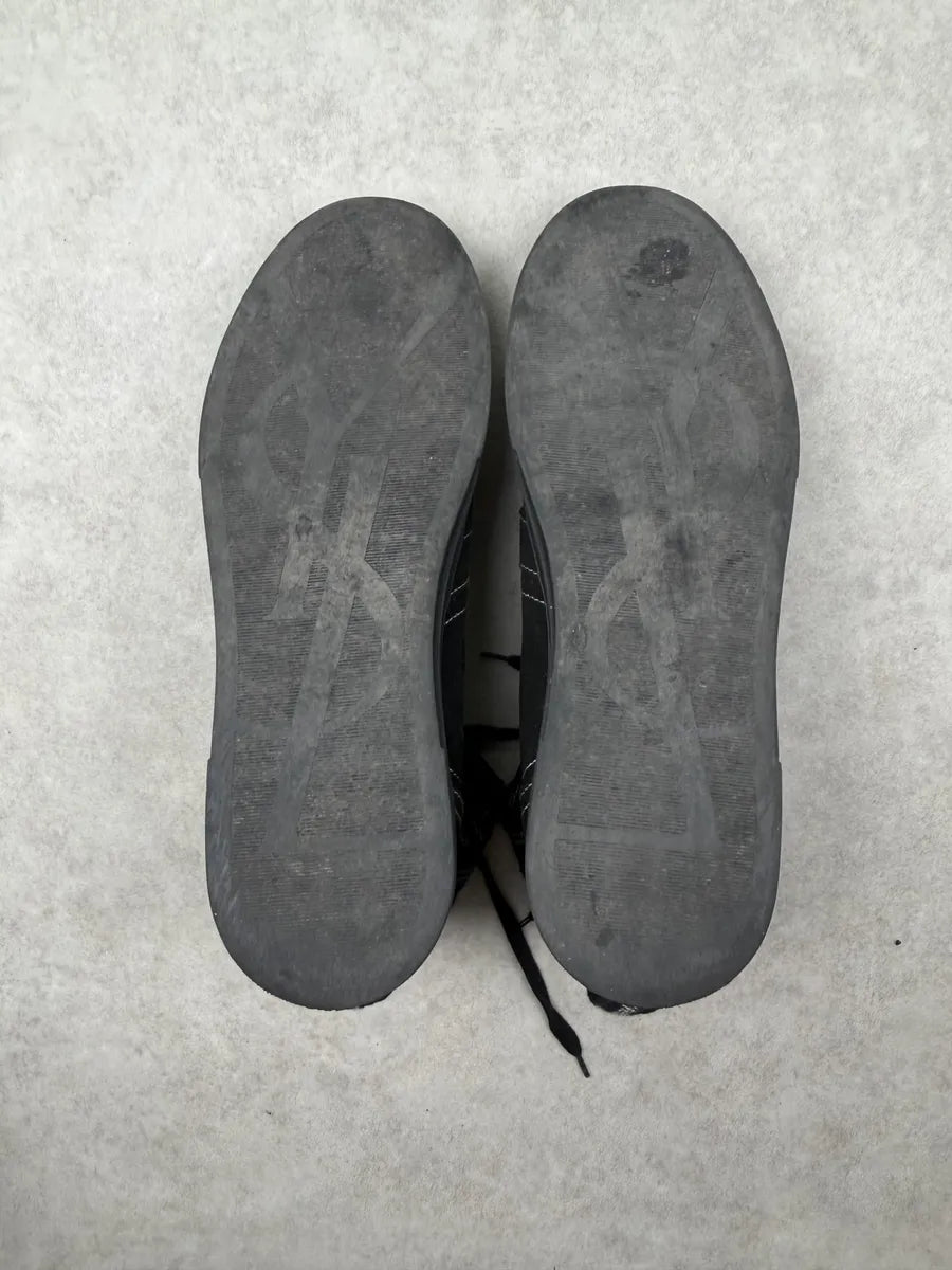 SS2018 Saint Laurent Black Suede Ikat Joe Paris Sneakers SCqWAeO 6