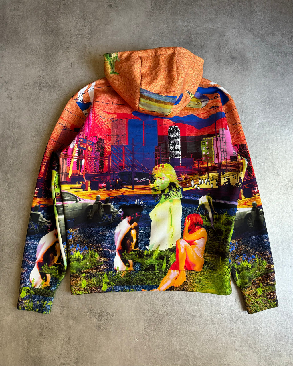 SS2019 Prada Psychadelic World Tech Hoodie (M) - 2