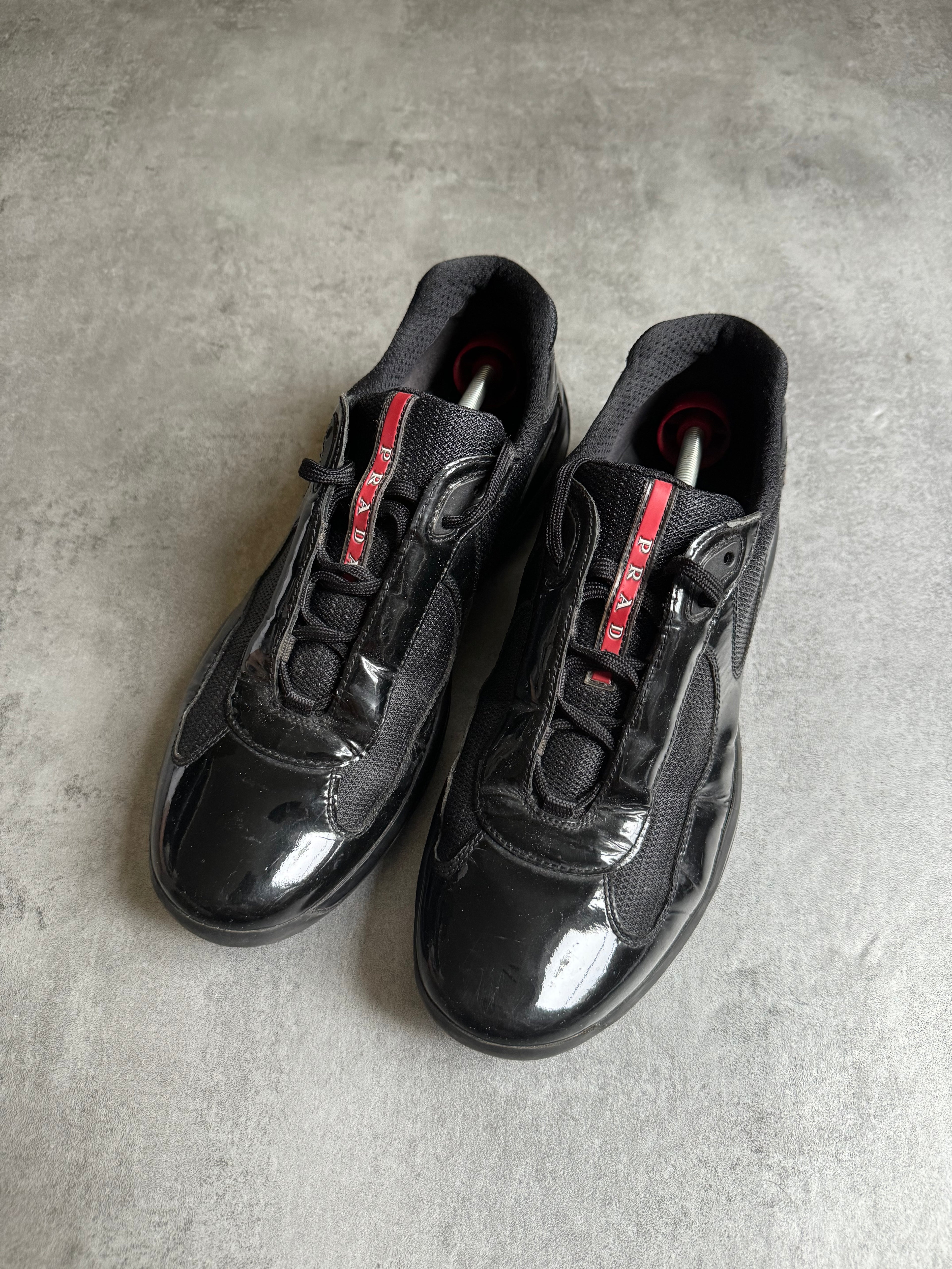 Prada America's Cup Black Satin Leather (44,5) - 2
