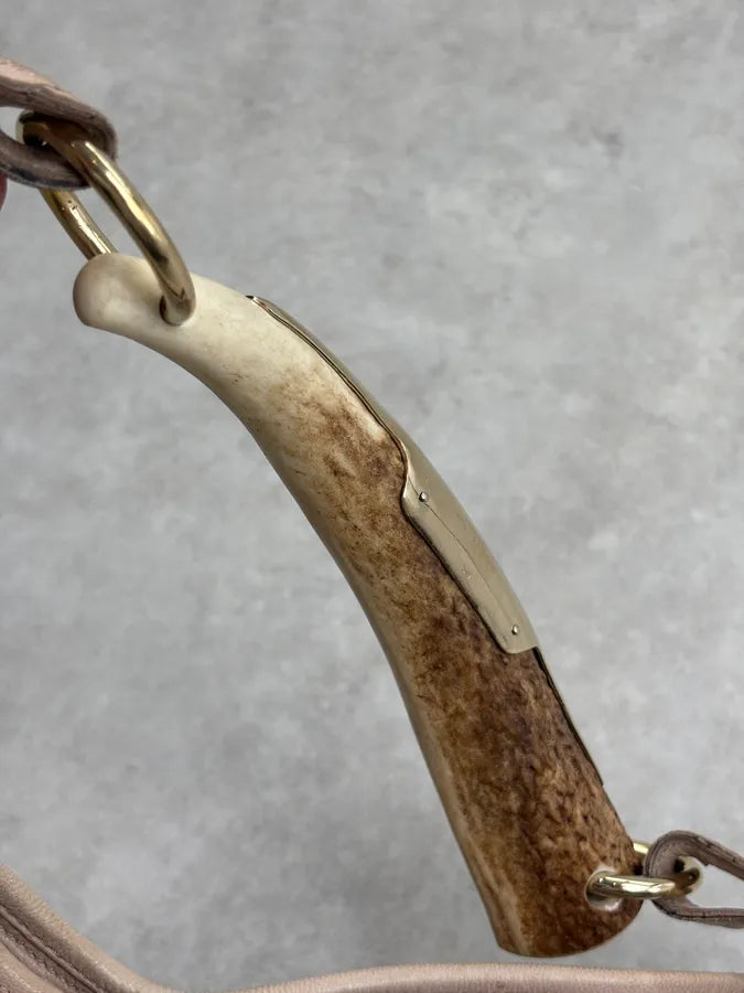 Yves Saint Laurent Suede Beige Rose Form Mombasa Bag yUdgBID 7