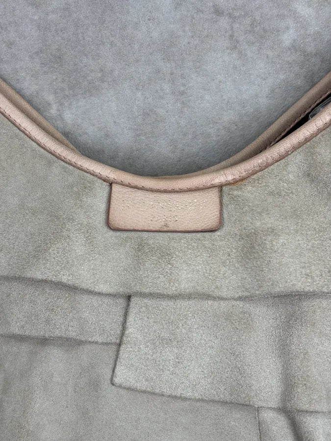 Yves Saint Laurent Suede Beige Rose Form Mombasa Bag yUdgBID 4