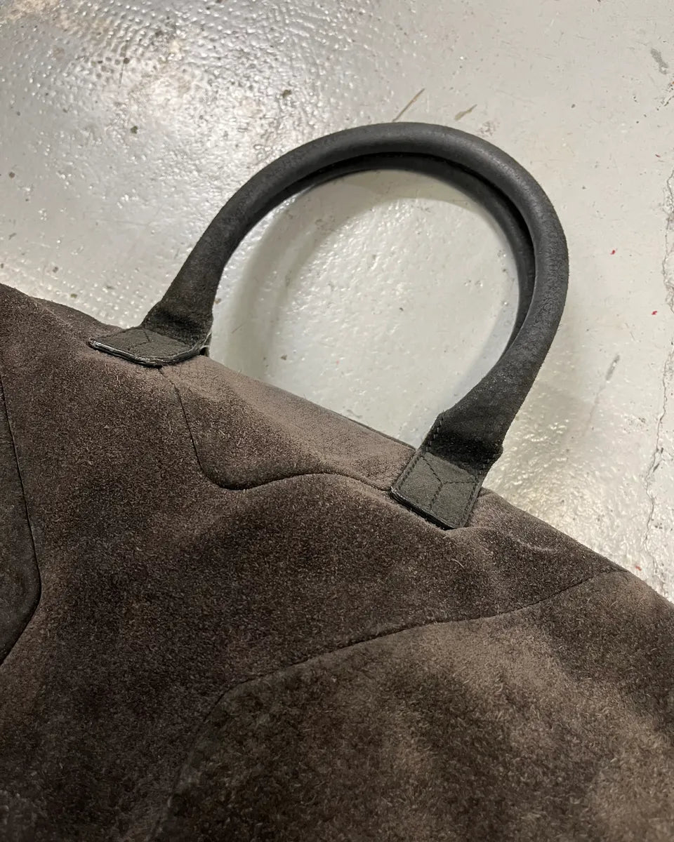 Yves Saint Laurent Anthracite Grey Suede Easy Handle Bag tvIhVfW 3
