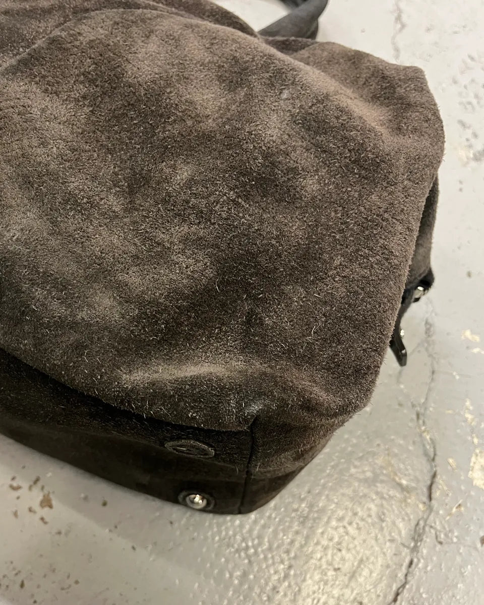 Yves Saint Laurent Anthracite Grey Suede Easy Handle Bag tvIhVfW 5