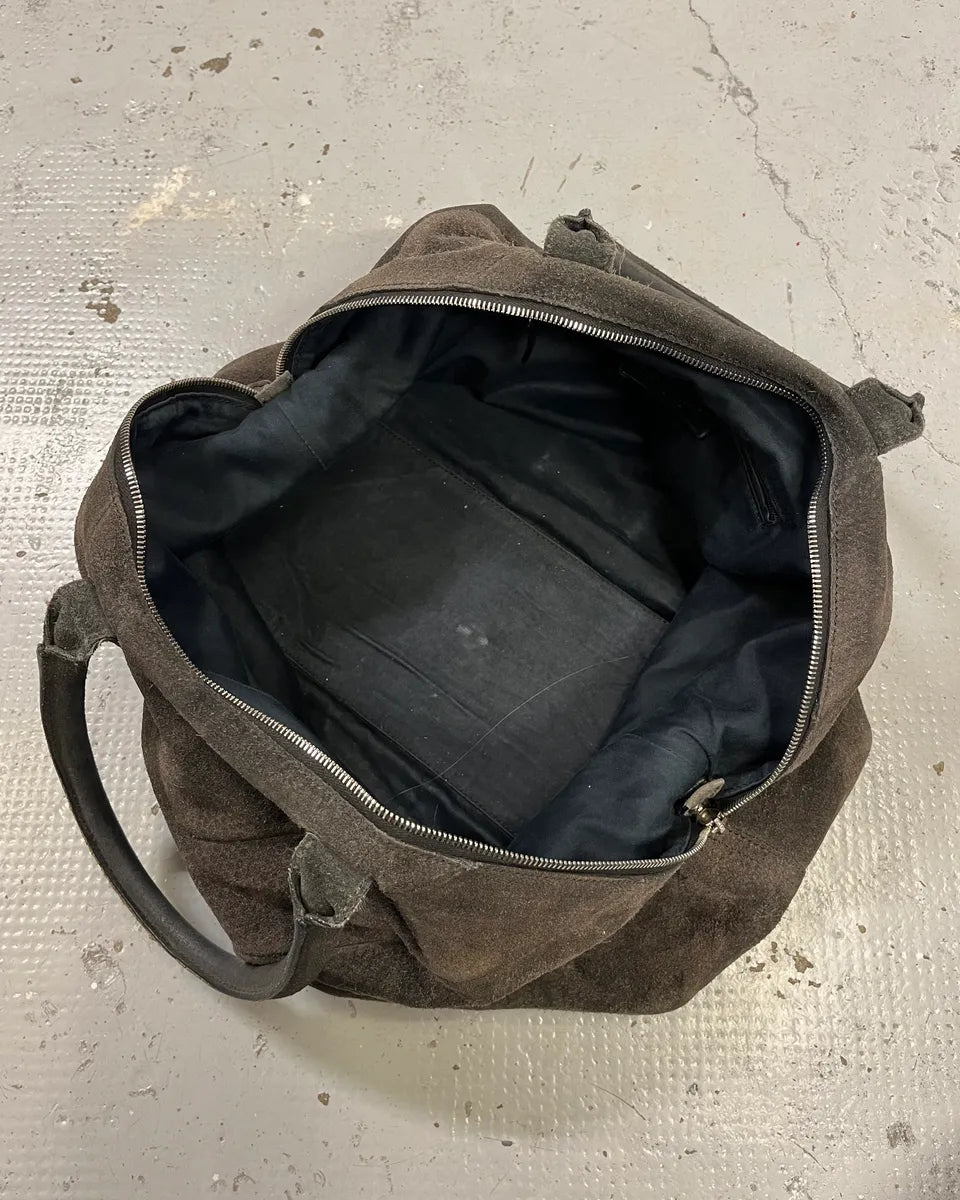 Yves Saint Laurent Anthracite Grey Suede Easy Handle Bag tvIhVfW 8