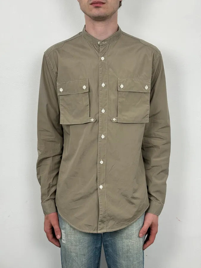 AW2005 Yves Saint Laurent Beige Cotton Cargo Shirt lxlJfkt 1