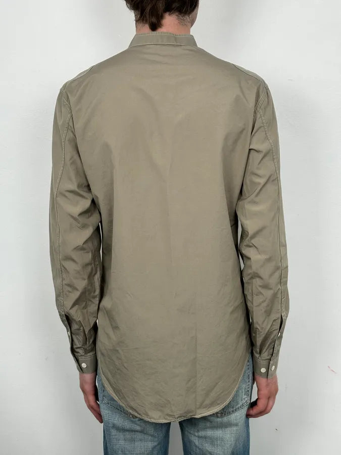AW2005 Yves Saint Laurent Beige Cotton Cargo Shirt lxlJfkt 2