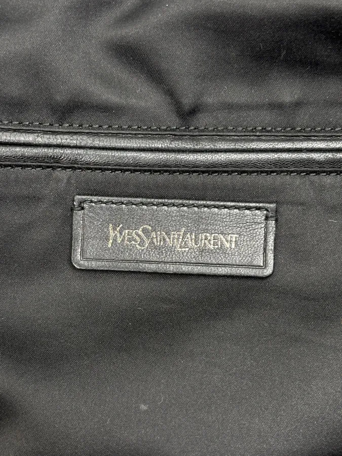 2000s Yves Saint Laurent Black Fur Easy Handle Bag CZVVZDi 17