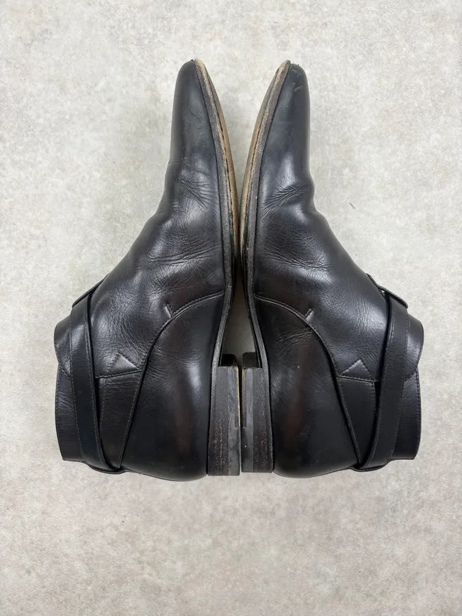 SS2014 Saint Laurent Black Leather Chelsea Boots INvYcBo 4
