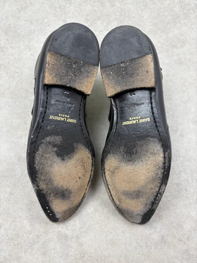 SS2014 Saint Laurent Black Leather Chelsea Boots INvYcBo 6