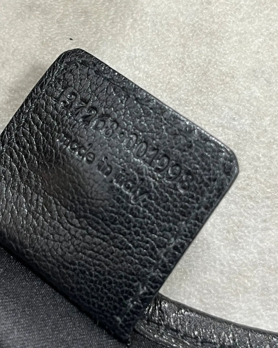 Yves Saint Laurent Black Leather Fishscale Hobo Shoulder Bag rxnaBmG 9