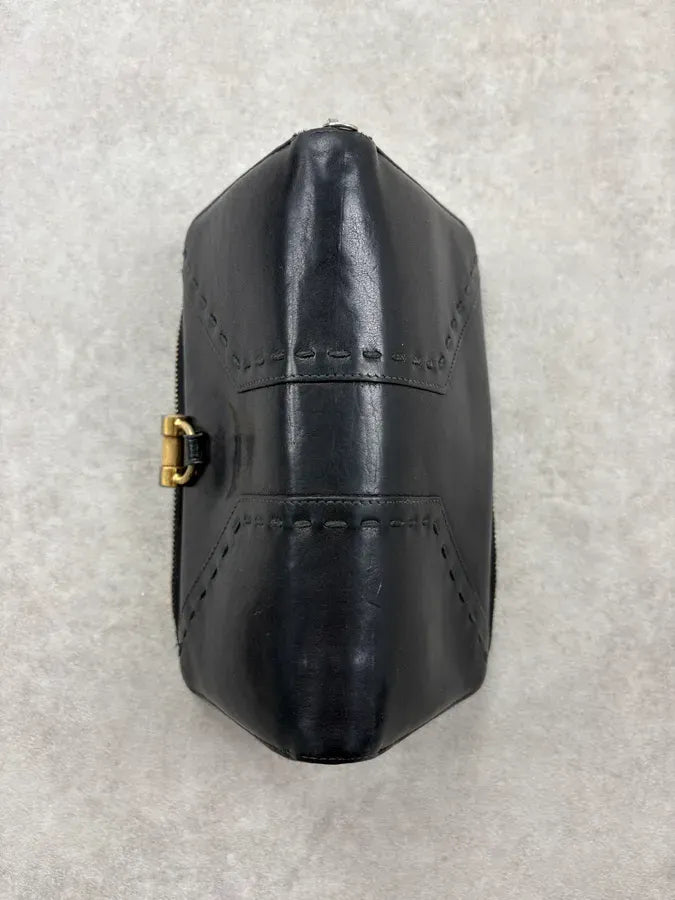 Yves Saint Laurent Black Leather Muse Wallet qwVesYy 5