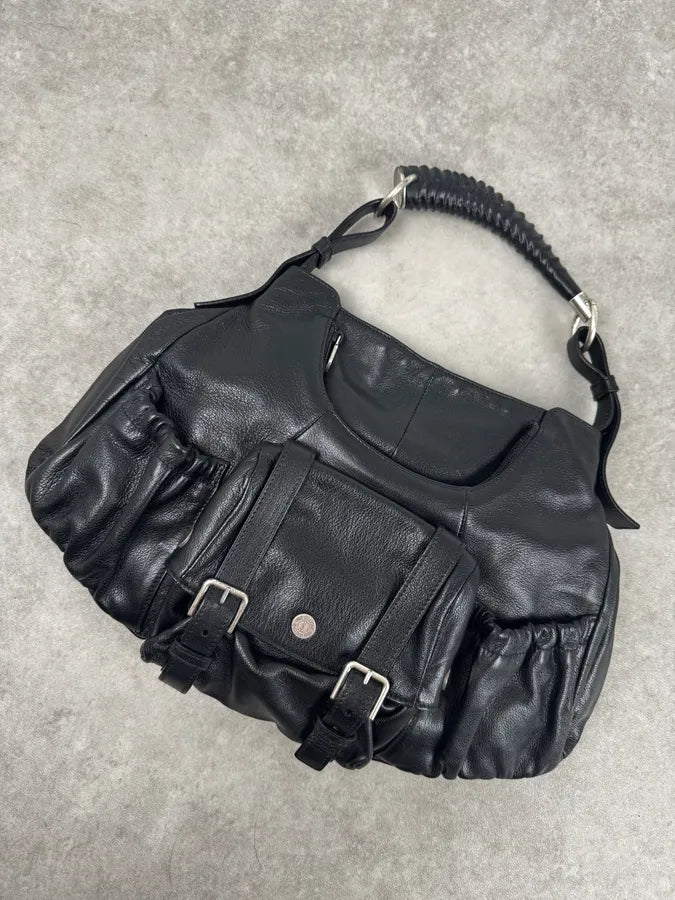 Yves Saint Laurent Black Mala Horn Handle bag RzjYUDf 4