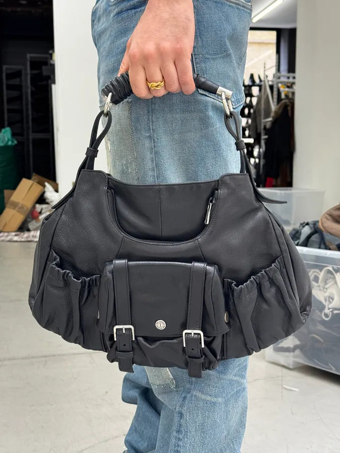 Yves Saint Laurent Black Mala Horn Handle bag RzjYUDf 2