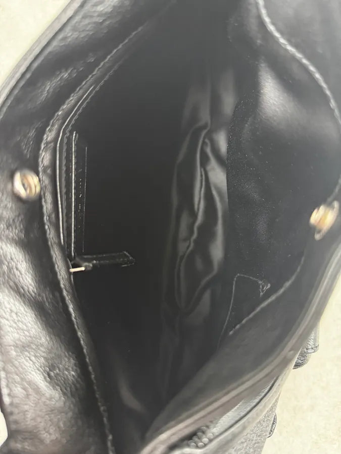 Yves Saint Laurent Black Mala Horn Handle bag RzjYUDf 12