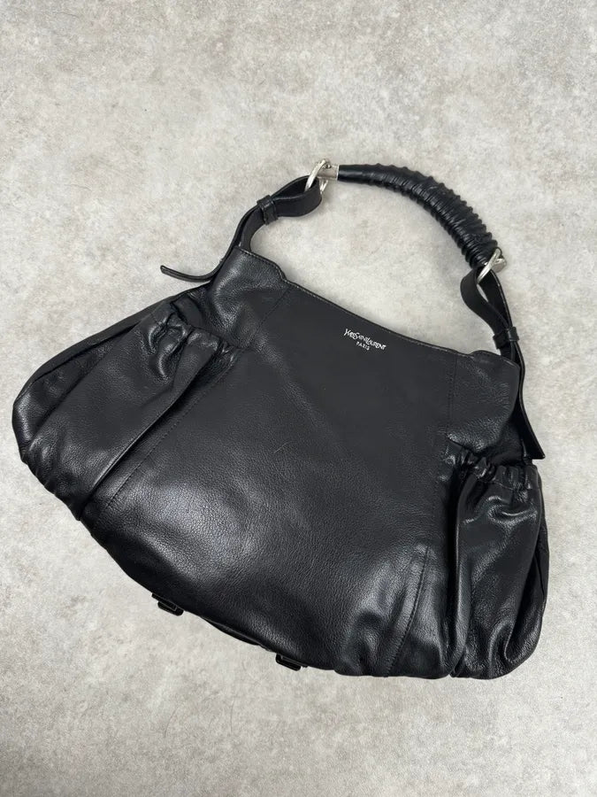 Yves Saint Laurent Black Mala Horn Handle bag RzjYUDf 5