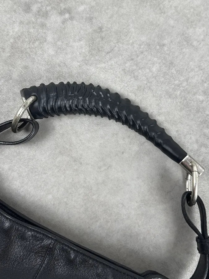 Yves Saint Laurent Black Mala Horn Handle bag RzjYUDf 9