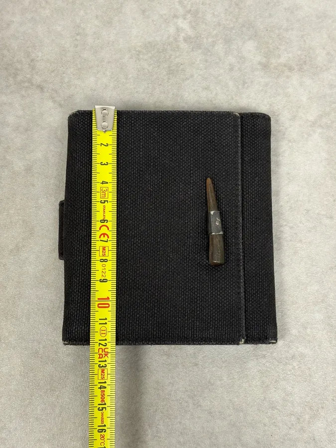 2000s Yves Saint Laurent Black Mombasa Canva Wallet oLKgeTS 7