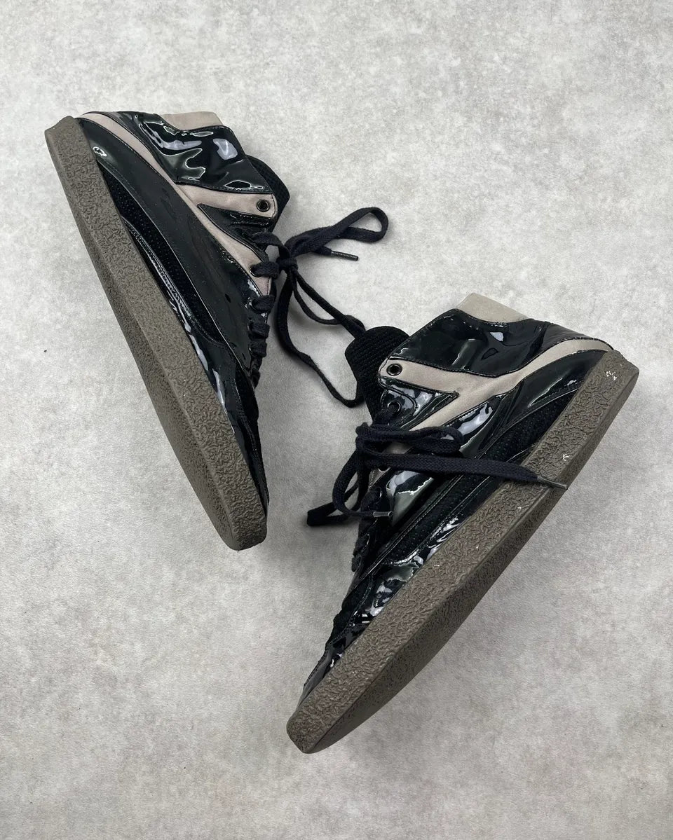Yves Saint Laurent Black Patent High Sneakers RrymHQY 2