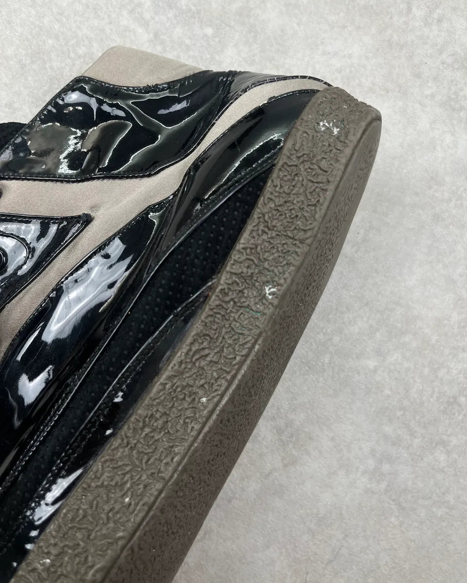Yves Saint Laurent Black Patent High Sneakers RrymHQY 5