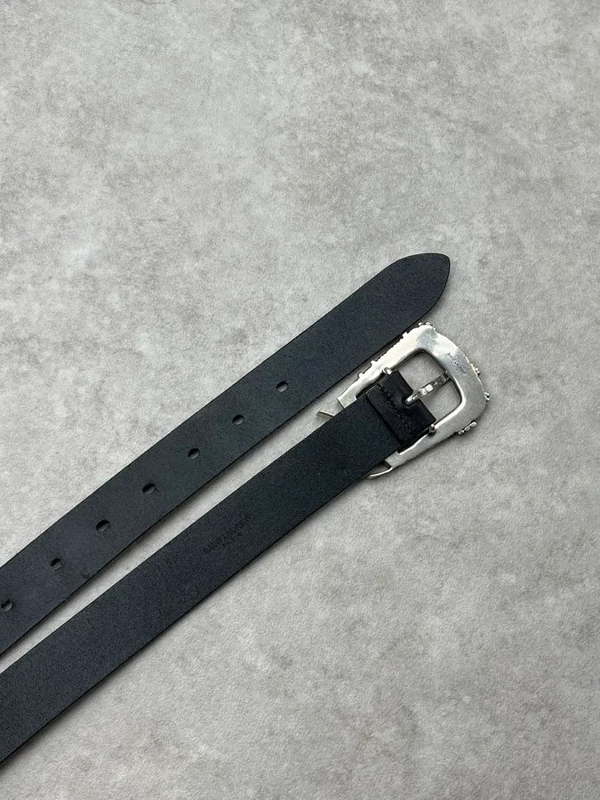 Yves Saint Laurent Black Pearls Ornate Belt teFncqV 6