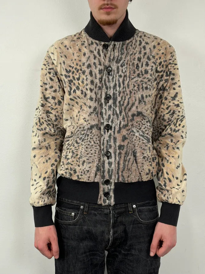 2000s Yves Saint Laurent Leopard Print Jacket by Tom Ford VNdhNlK 1