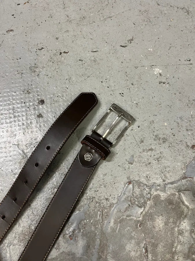 Yves Saint Laurent Brown Leather Belt obiRhnN 2